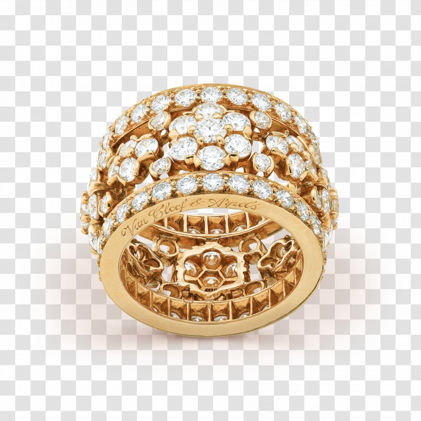Ring Light Jewellery Van Cleef & Arpels Diamond - Snow Transparent PNG