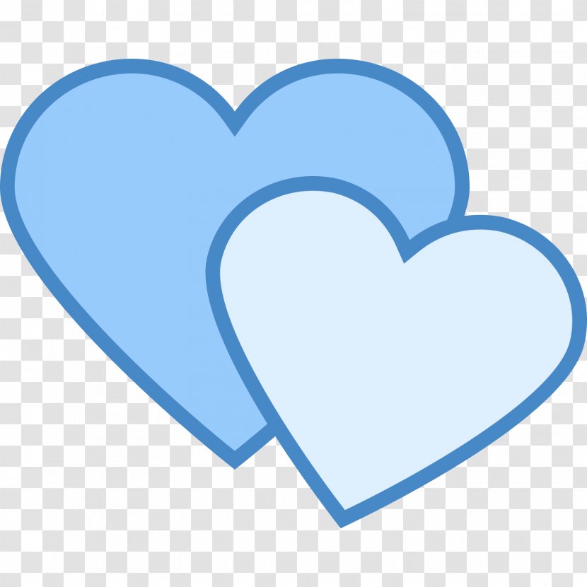 Novel Thumb Signal Icon - Heart - Silhouette Transparent PNG