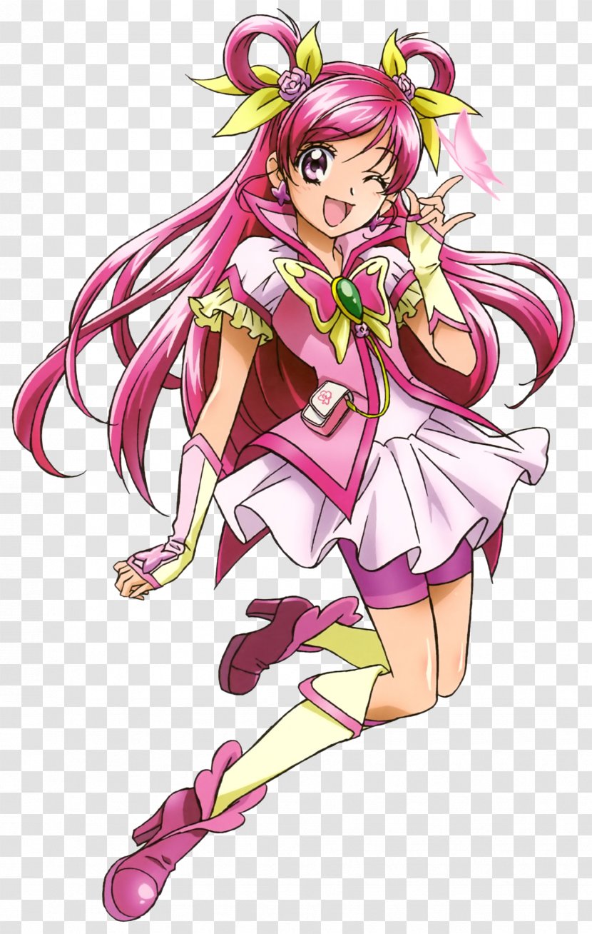 Nozomi Yumehara Rin Natsuki Pretty Cure All Stars - Cartoon - Peach Blossom Transparent PNG