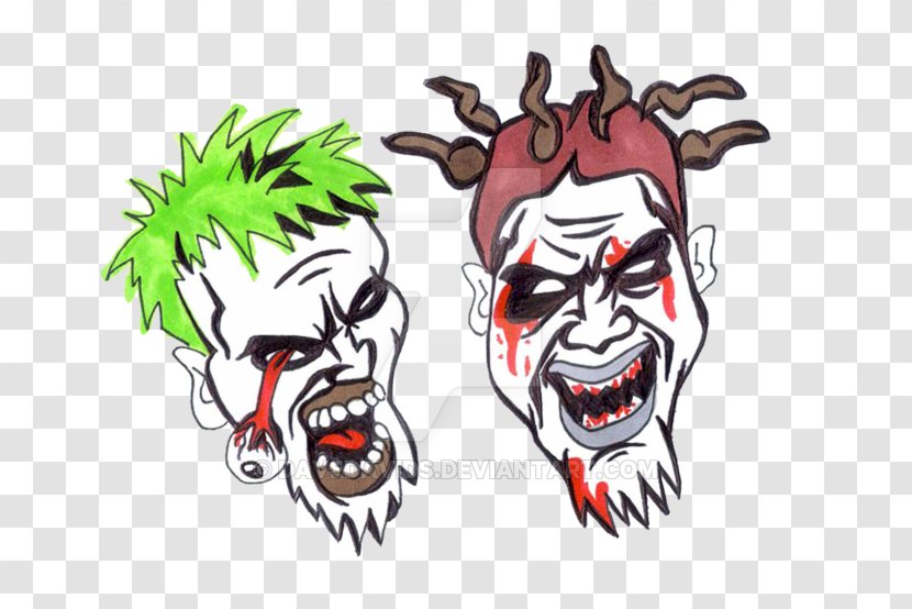 Twiztid Joker Drawing Juggalo W.I.C.K.E.D. - Abominationz Transparent PNG