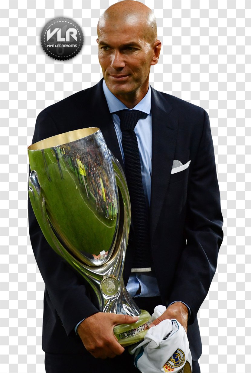 Zinedine Zidane Real Madrid C.F. UEFA Super Cup Coach La Liga - Bottle Transparent PNG