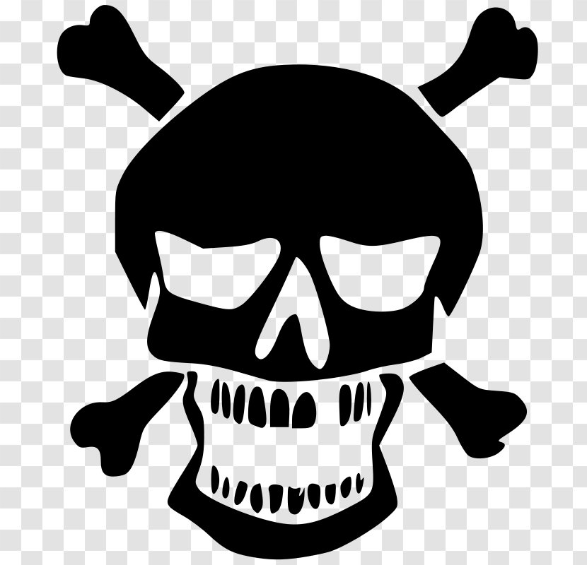 Human Skull Symbolism And Crossbones Transparent PNG