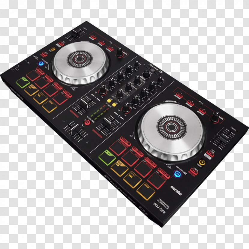 DJ Controller Pioneer DDJ-SB2 Disc Jockey Serato Audio Research - Cartoon - Silhouette Transparent PNG