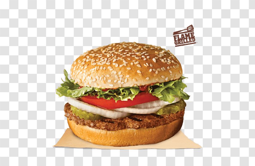 Whopper Veggie Burger Fast Food Cheeseburger Buffalo - Mcdonald S - King Transparent PNG