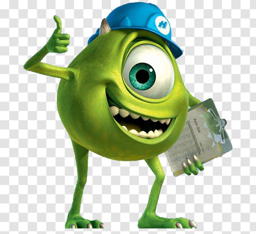 Mike Wazowski James P. Sullivan Randall Boggs Monsters, Inc. Film - Green - Monsters Transparent PNG