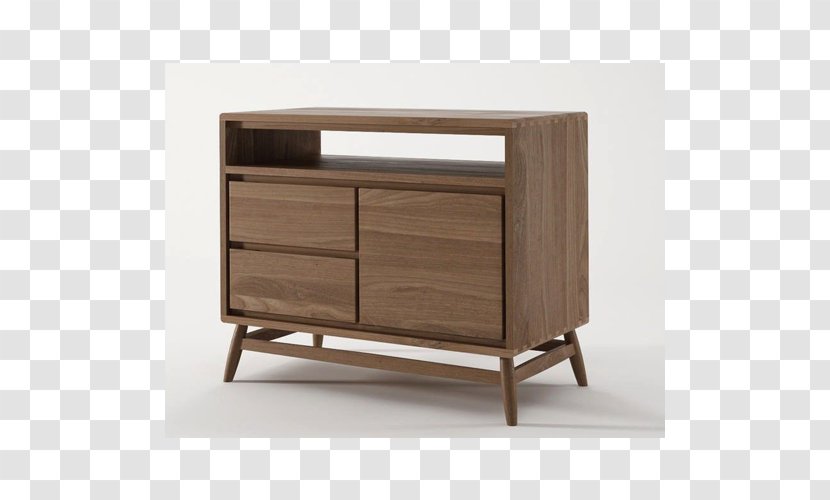 Drawer Bedside Tables Teak Furniture Buffets & Sideboards - Silhouette - Door Transparent PNG