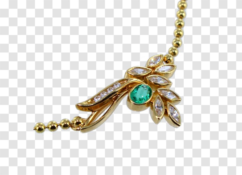 Emerald Charms & Pendants Necklace Turquoise Brooch - Body Jewelry Transparent PNG