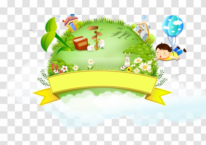 Cartoon Poster Clip Art - Child - Earth Transparent PNG