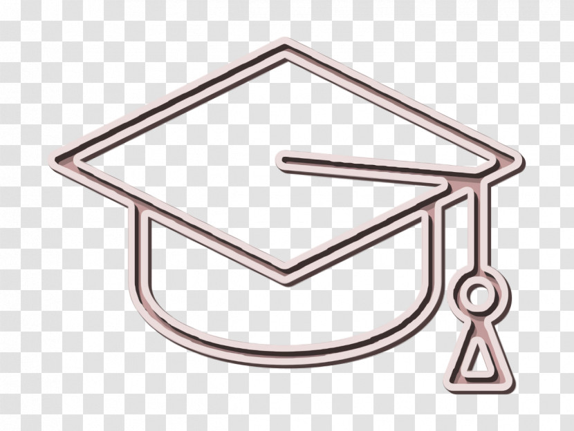 Mortarboard Icon Education Elements Icon Transparent PNG