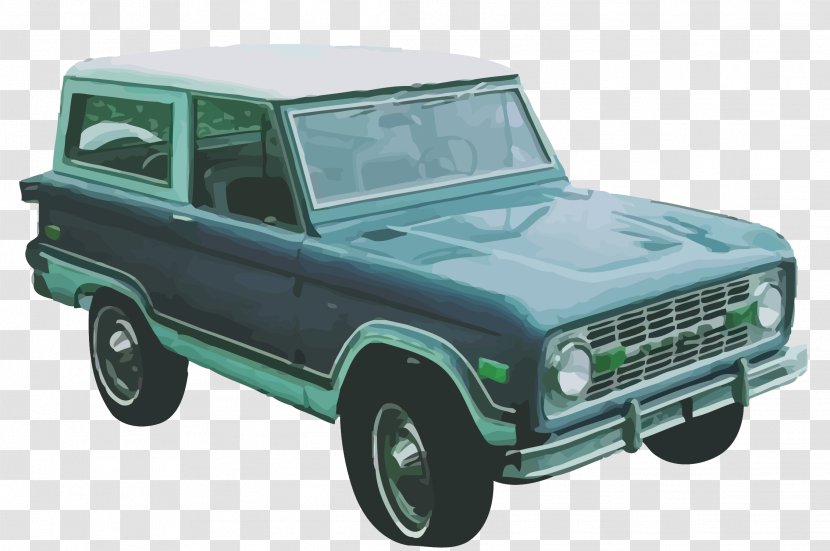 1996 Ford Bronco Car Anglia Expedition - Vector Truck Transparent PNG