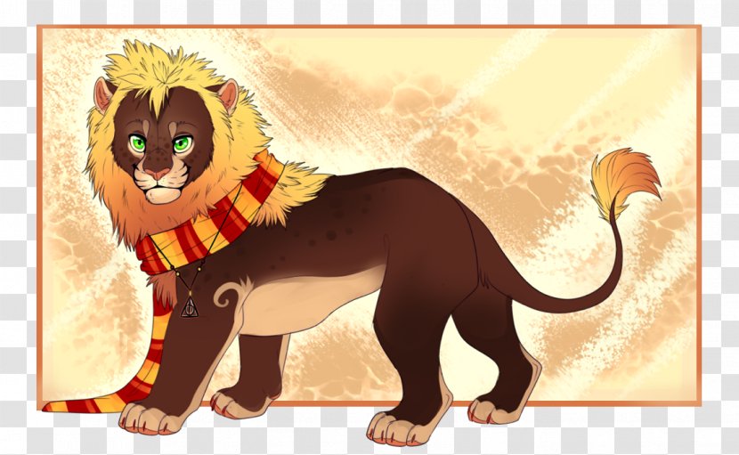 Lion Big Cat Patronus Cygnini - Art Transparent PNG