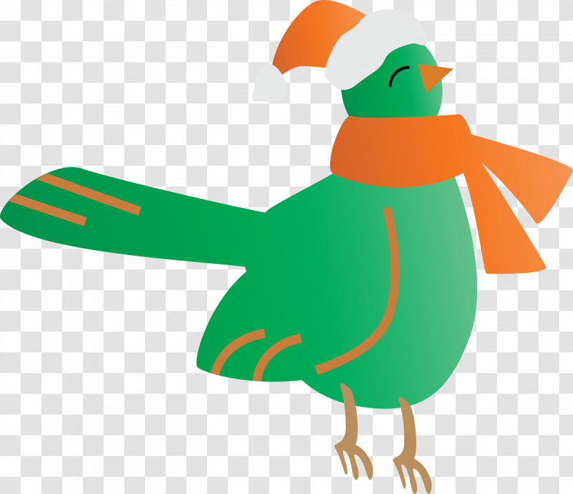Cartoon Green Costume Animation Bird Transparent PNG