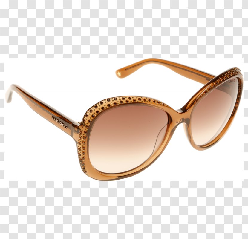 Sunglasses Jimmy Choo PLC Goggles Okulary Korekcyjne - Brown Transparent PNG