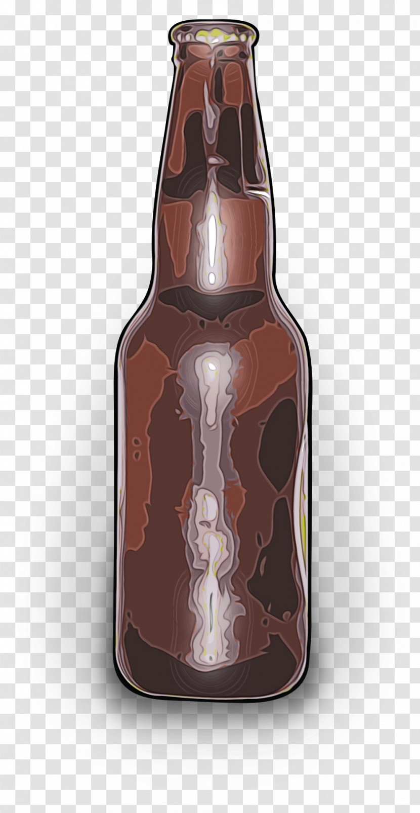 Bottle Beer Bottle Glass Bottle Brown Drinkware Transparent PNG