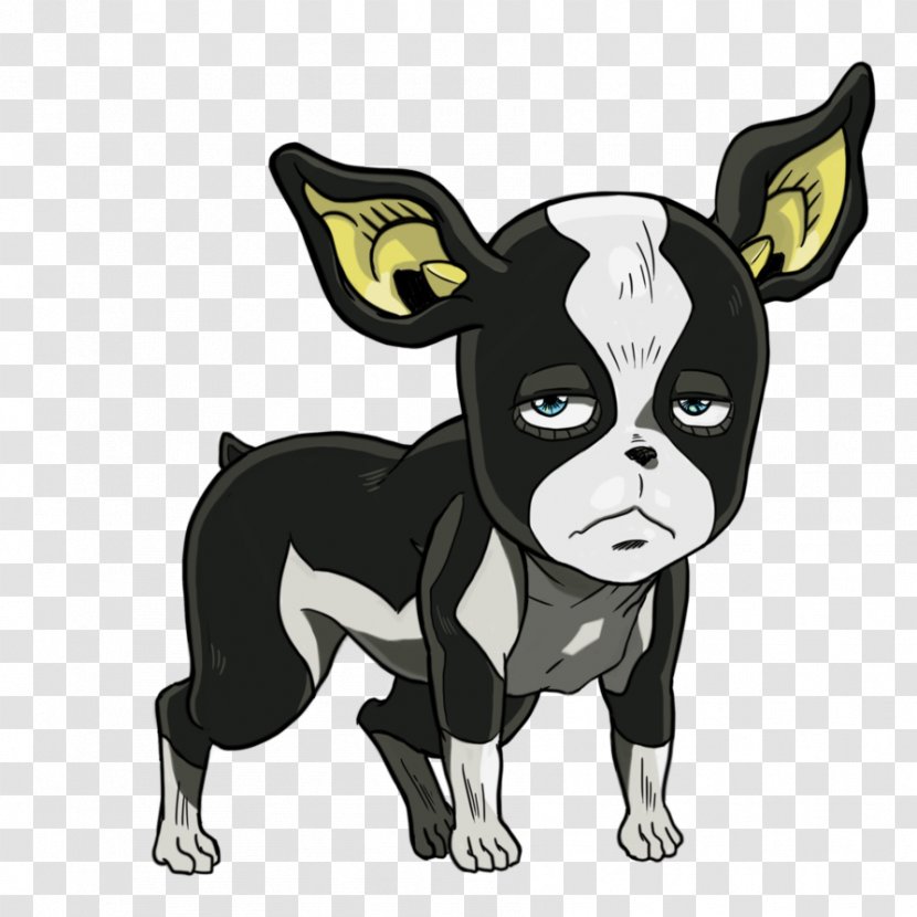Boston Terrier French Bulldog JoJo's Bizarre Adventure Iggy Yoshikage Kira - Heart - Silhouette Transparent PNG