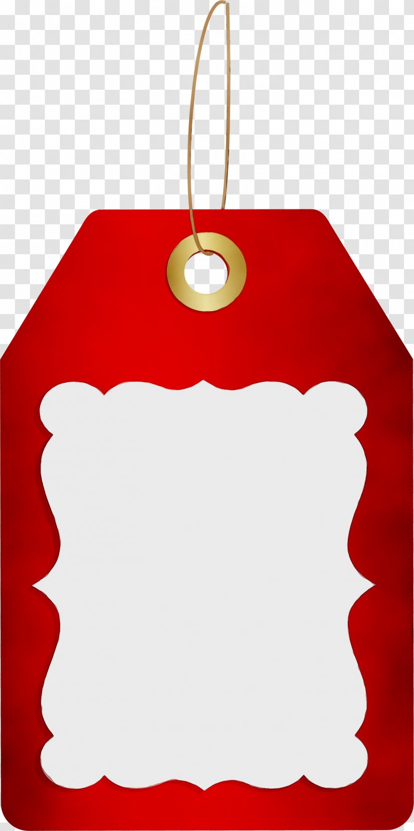 Red Christmas Ornament - Holiday - Rectangle Transparent PNG