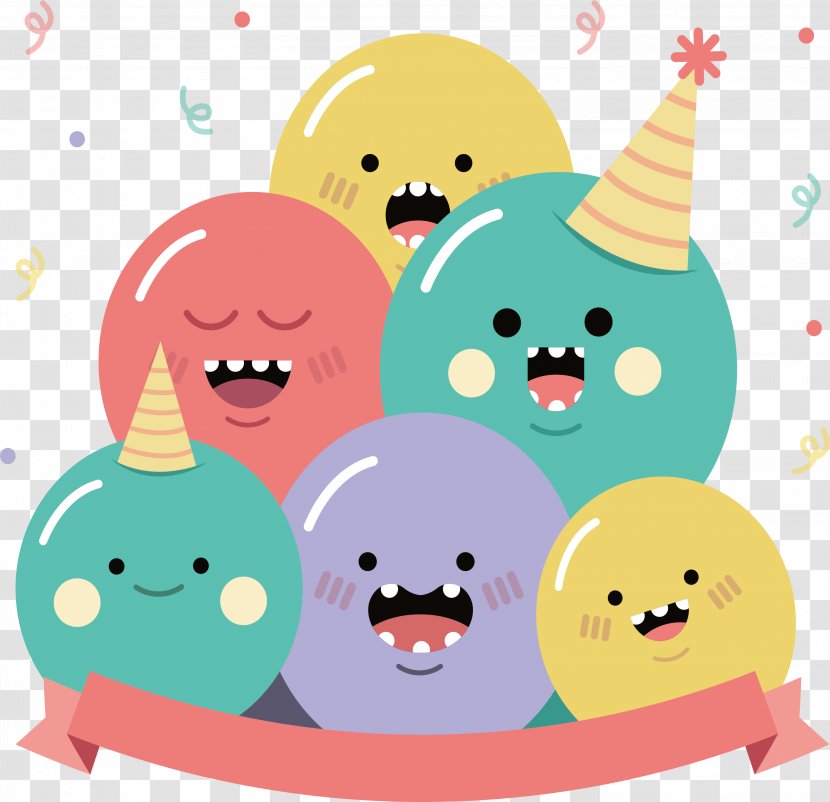 Birthday Cake Party Happy To You - Laughter - Laughing Monster Transparent PNG