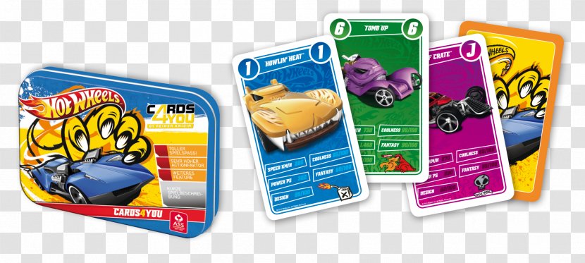 Game Spielkartenfabrik Altenburg GmbH Hot Wheels Brand - Playing Card Transparent PNG