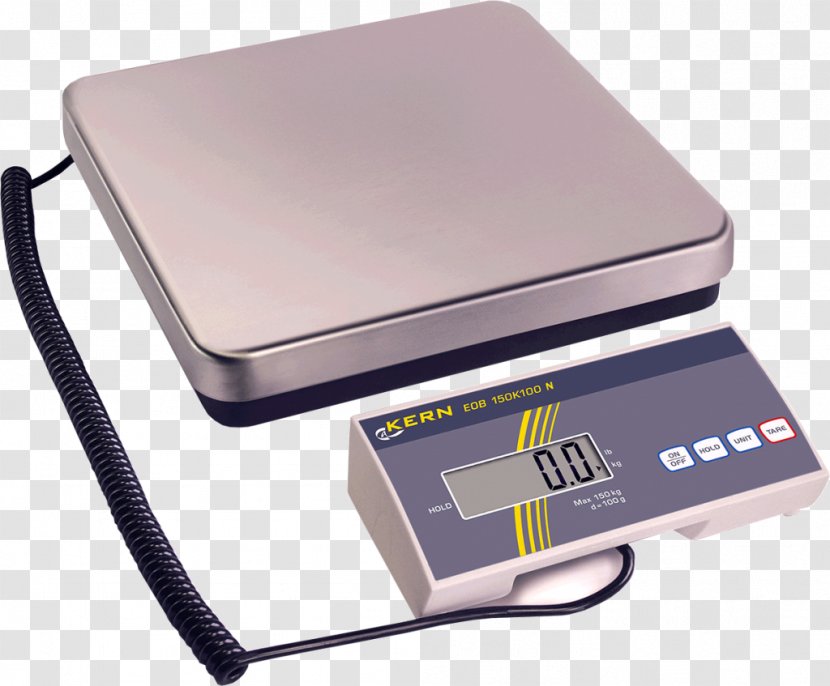 Measuring Scales Kilogram Letter Scale Feinwaage Kranwaage - Weighing - Weight Transparent PNG
