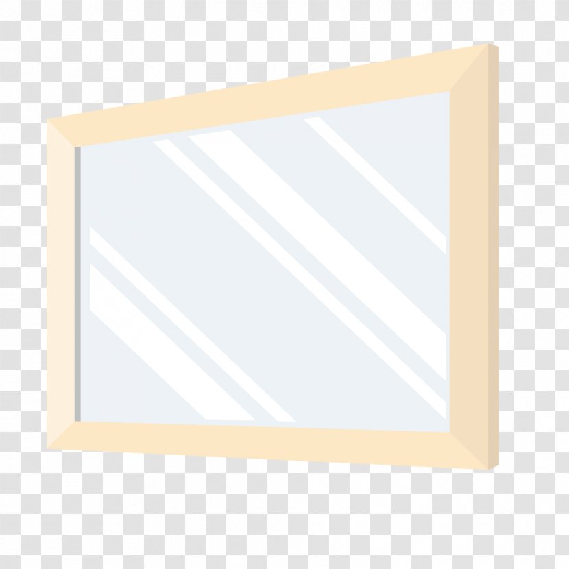 Paper Mirror Euclidean Vector - Yellow - Square Material Transparent PNG