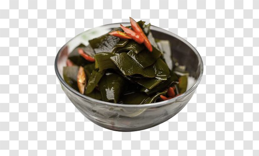 Saccharina Japonica Red Cooking Kombu Kelp - Recipe - A Bowl Of Barley With Picture Material Transparent PNG