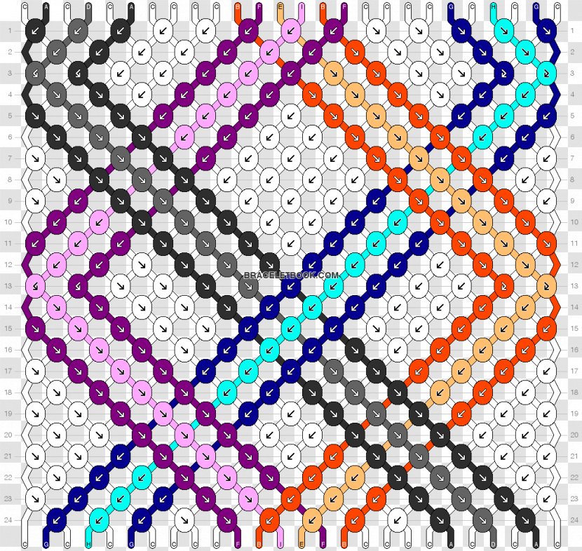 Pattern Friendship Bracelet Yarn Macramé - Textile Transparent PNG