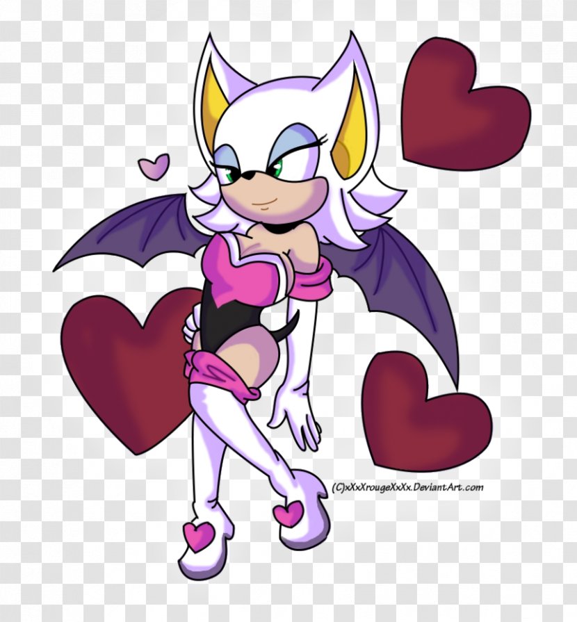 Rouge The Bat Shadow Hedgehog DeviantArt - Silhouette Transparent PNG