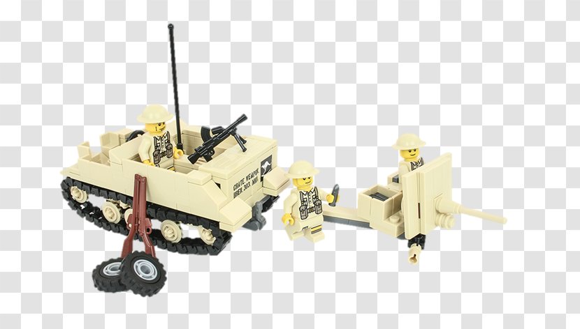 Ordnance QF 2-pounder Universal Carrier Tank Gun North African Campaign - Turret - Lego Tanks Transparent PNG