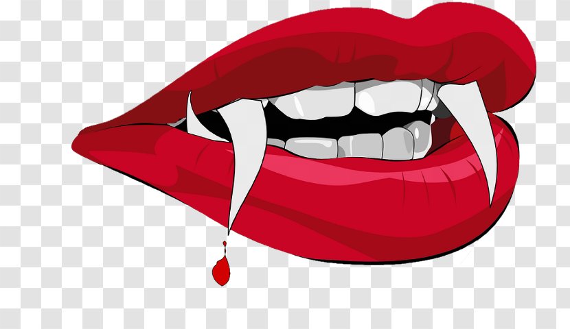 Fang Vampire Tooth Clip Art - Cartoon Transparent PNG