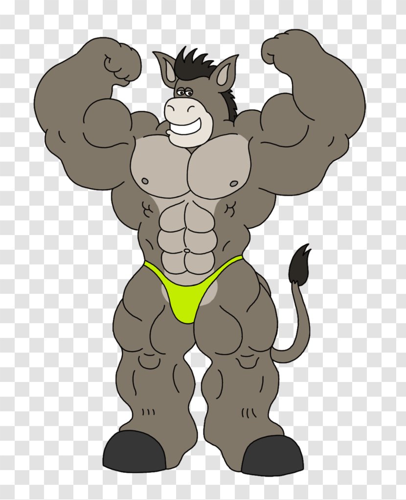 Bodybuilding Tiger Muscle Cat Horse Transparent PNG