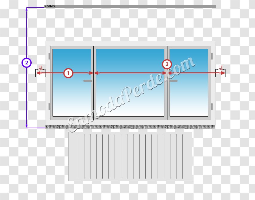 Window Curtain Room Cornice Wall - System Transparent PNG