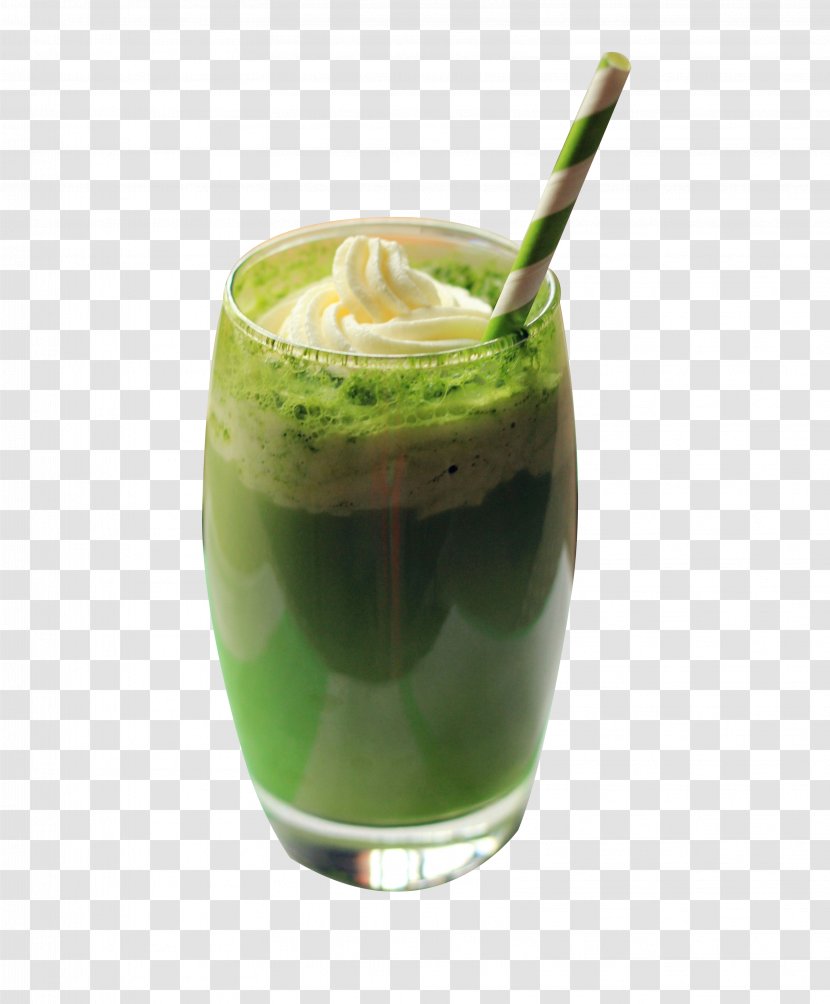 Smoothie Juice Matcha Milkshake Green Tea - Frappuccino - Black Transparent PNG