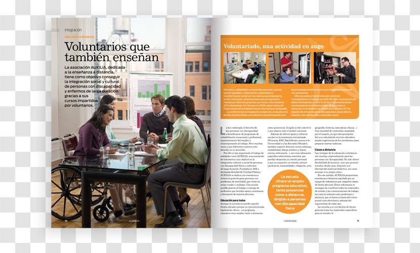 Disability And Equity At Work Magazine Brochure Jody Heymann - Discapacidad Transparent PNG