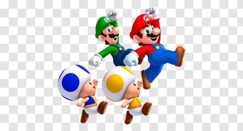 New Super Mario Bros. U Wii - Toad - 3d Luigi Transparent PNG