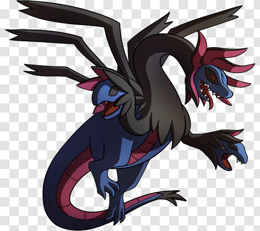 Pokémon Art Hydreigon Pokédex - Supernatural Creature - Recruitment Notice Transparent PNG