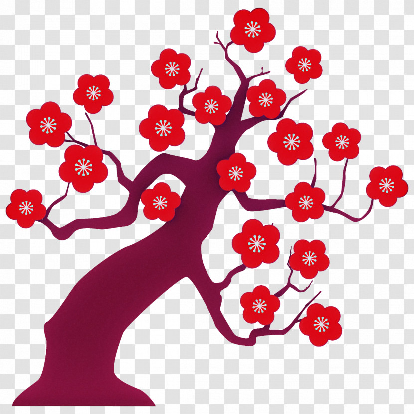 Plum Tree Plum Winter Flower Transparent PNG