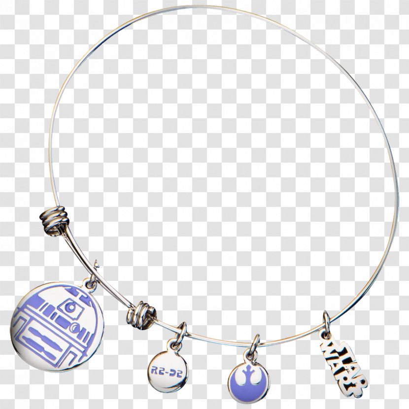 Necklace R2-D2 Charm Bracelet Bead - Silver Transparent PNG