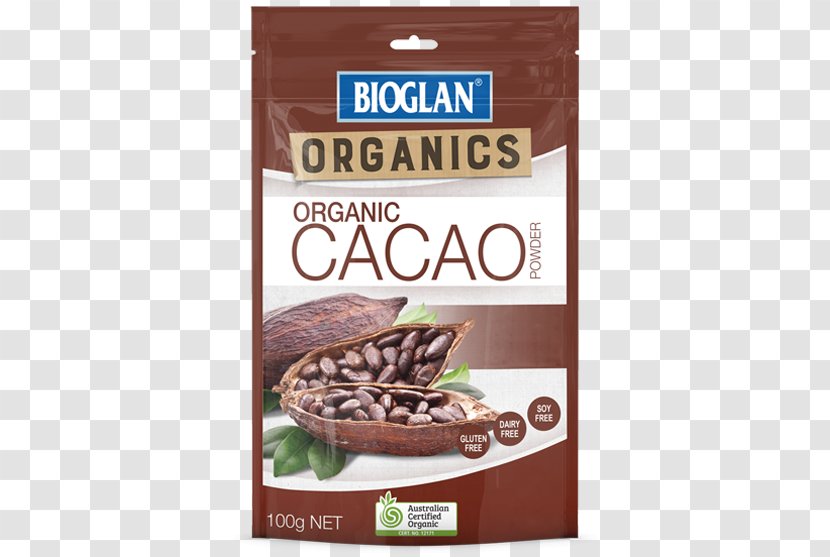 Organic Food Muesli Cocoa Solids Bean Cacao Tree - Chocolate Transparent PNG