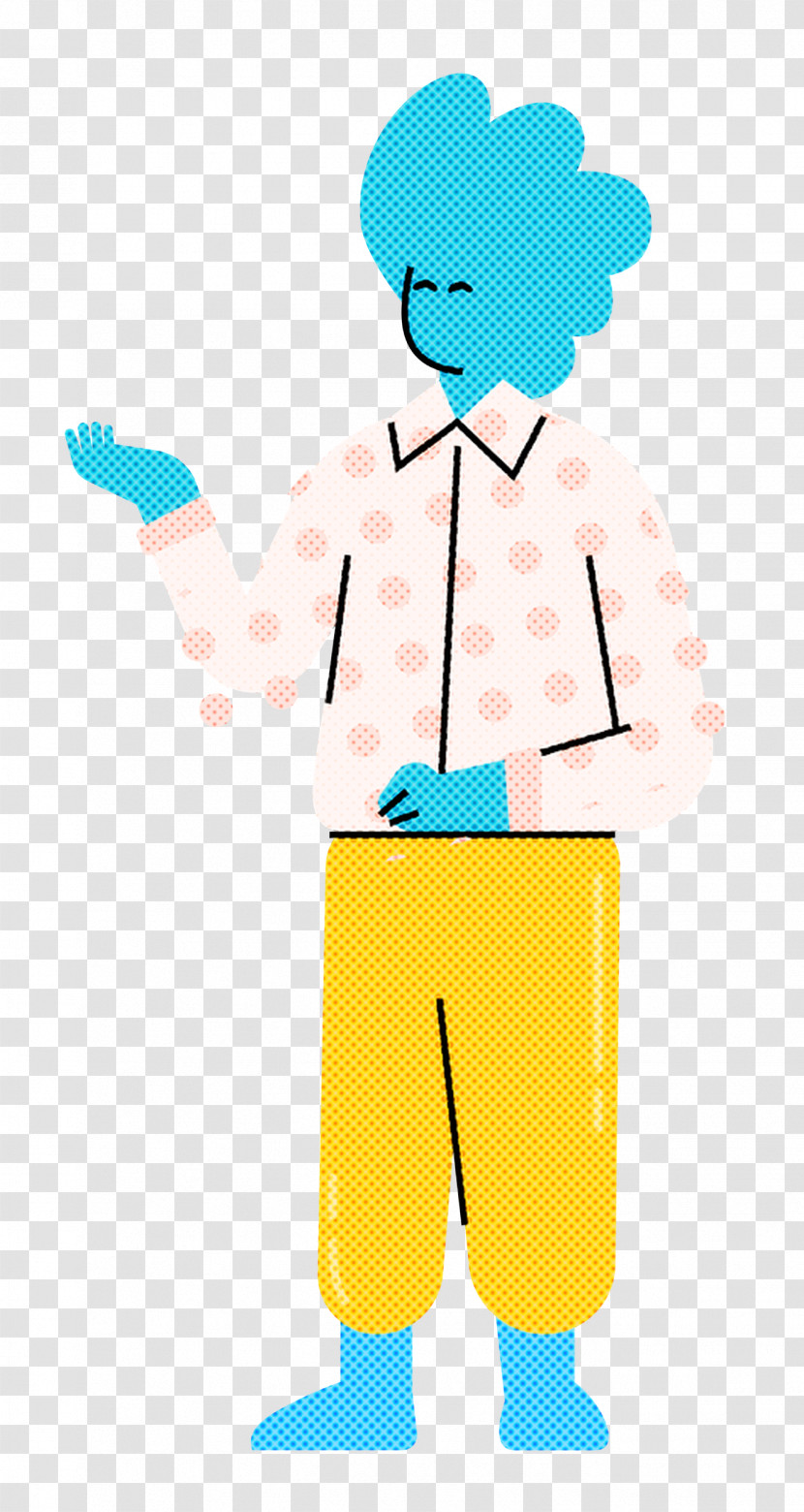 Yellow Clothing Happiness Line Pattern Transparent PNG