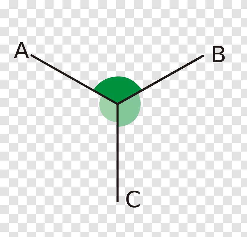Angle Line Point - Green Transparent PNG
