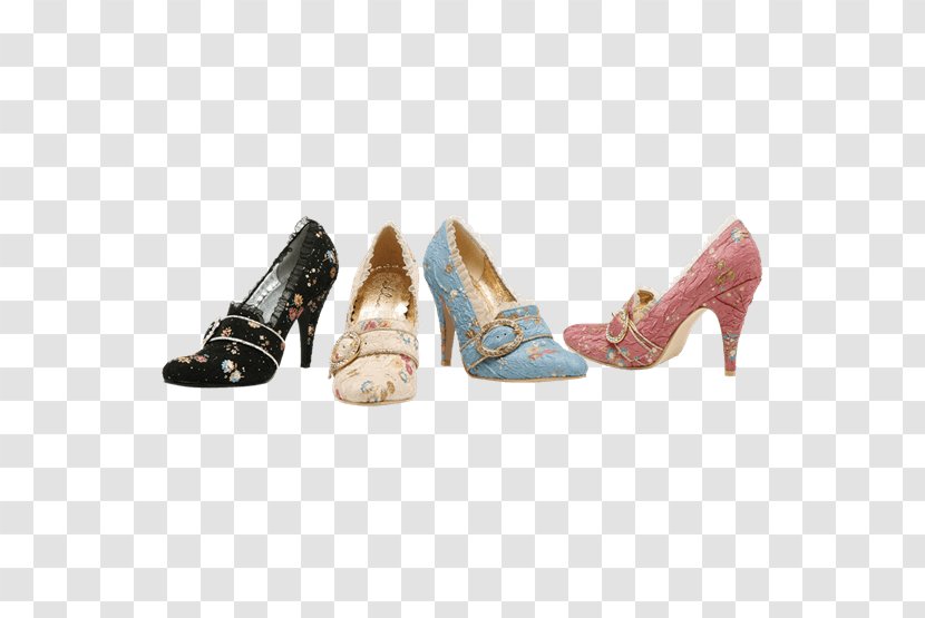 Court Shoe High-heeled Strap Trim - MARIE ANTOINETTE Transparent PNG