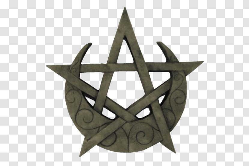 Wicca Pentacle Pentagram Crescent Witchcraft - Symbol - Moon Transparent PNG