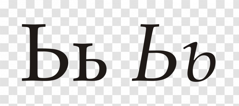 Soft Sign Be Letter Cyrillic Script Wikipedia - Symbol Transparent PNG
