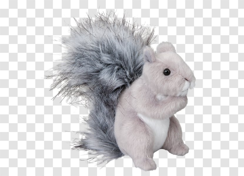 Eastern Gray Squirrel Stuffed Animals & Cuddly Toys Rodent - Watercolor - Grey Transparent PNG
