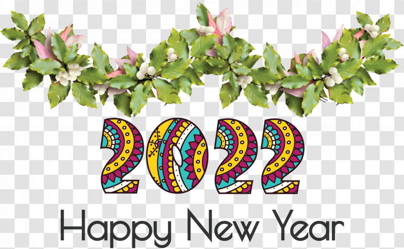 2022 Happy New Year 2022 New Year 2022 Transparent PNG