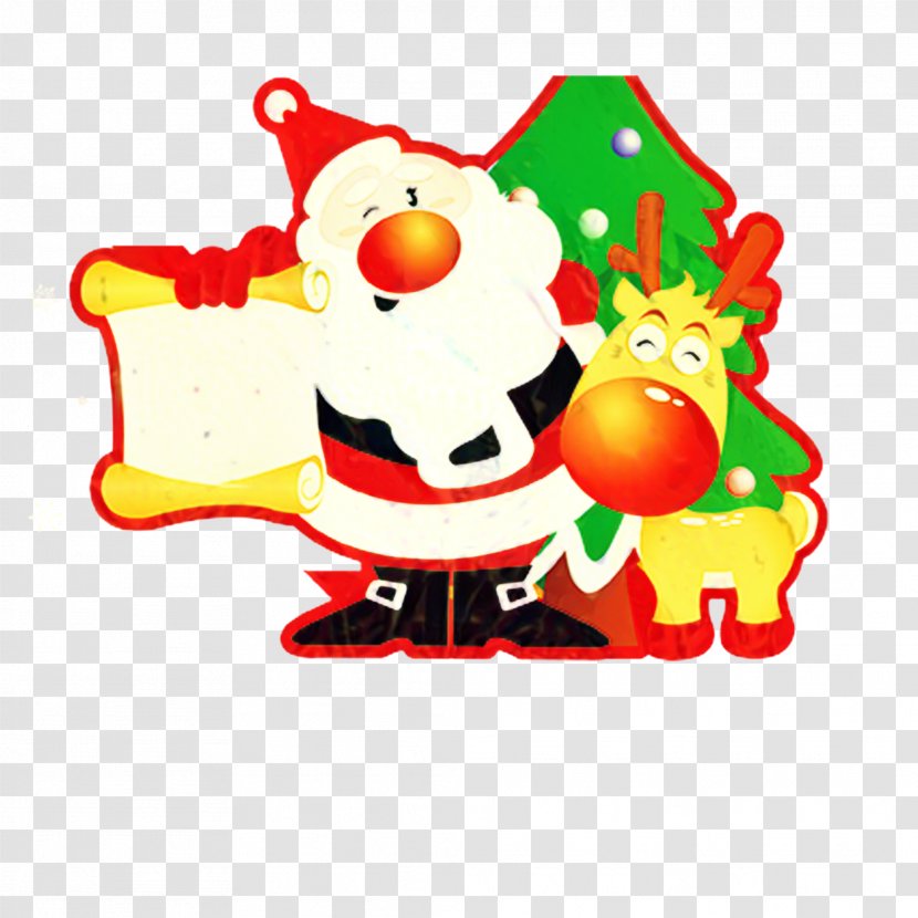 Christmas Santa Claus - Ornament - Sticker Vs The Snowman 3d Transparent PNG