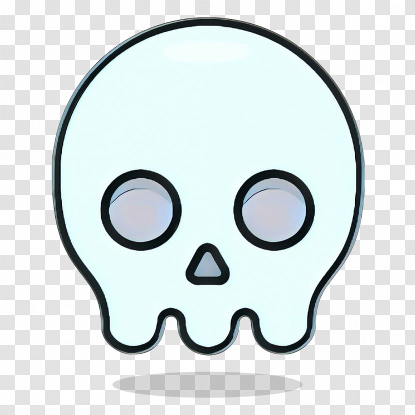 Skull Cartoon - Meter - Line Art Transparent PNG