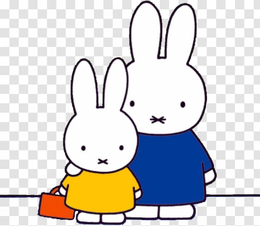 Miffy Goes To Stay In Hospital Books And Her Friend - Rabits Hares - Cute Rabbit Transparent PNG