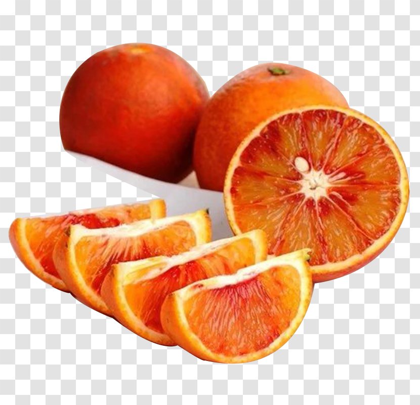 Blood Orange Juice Mandarin Fruit - Tangelo - Fruta Cepillo Espinoso Transparent PNG