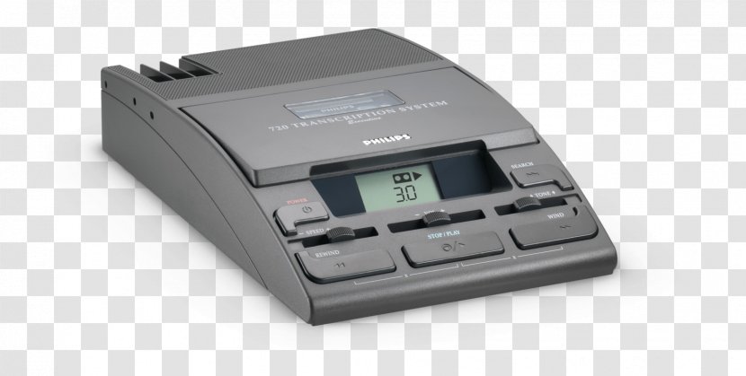 Dictation Machine Transcription Compact Cassette Philips - Corded Phone - PHILIPS Transparent PNG